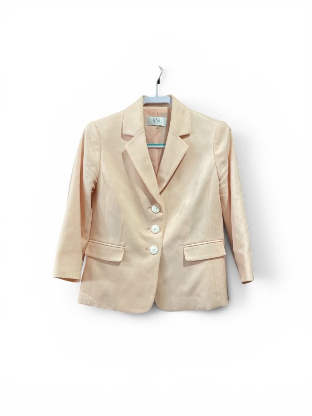 Women's Three Buttons Coat, Le Suit, 8P, Pink, NWOT